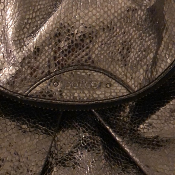 (Gifted) Botkier Metallic Snake Skin Hobo - Picture 3 of 8